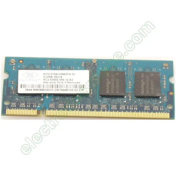 MEMORIA RAM ORDENADOR PORTATIL 512 MB DDR2 667 MHZ
